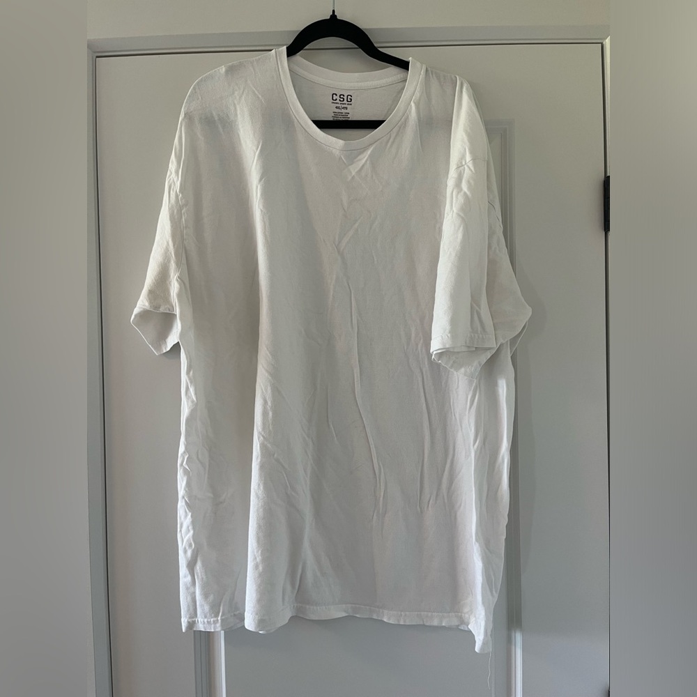 CSG - white men’s T-Shirt size 4XL